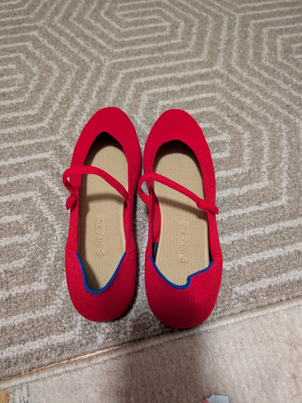 Rothy's Mary Jane style flats